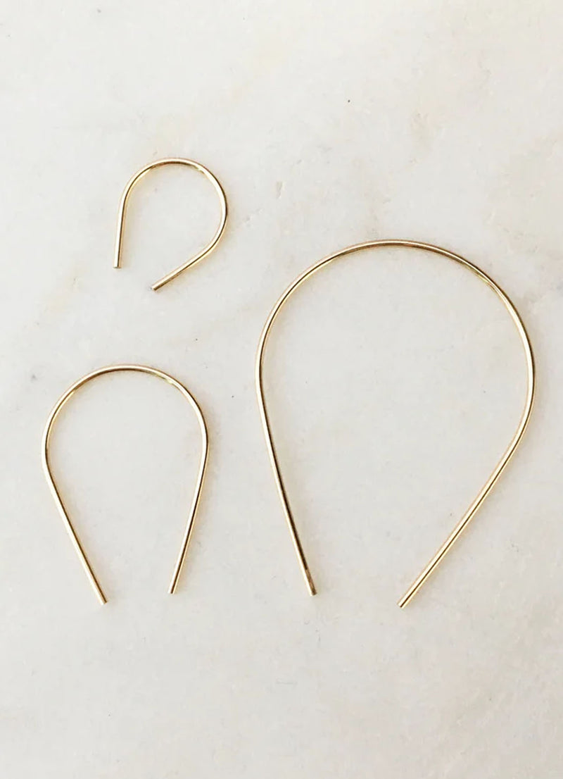 Token Jewelry Horseshoe Earrings