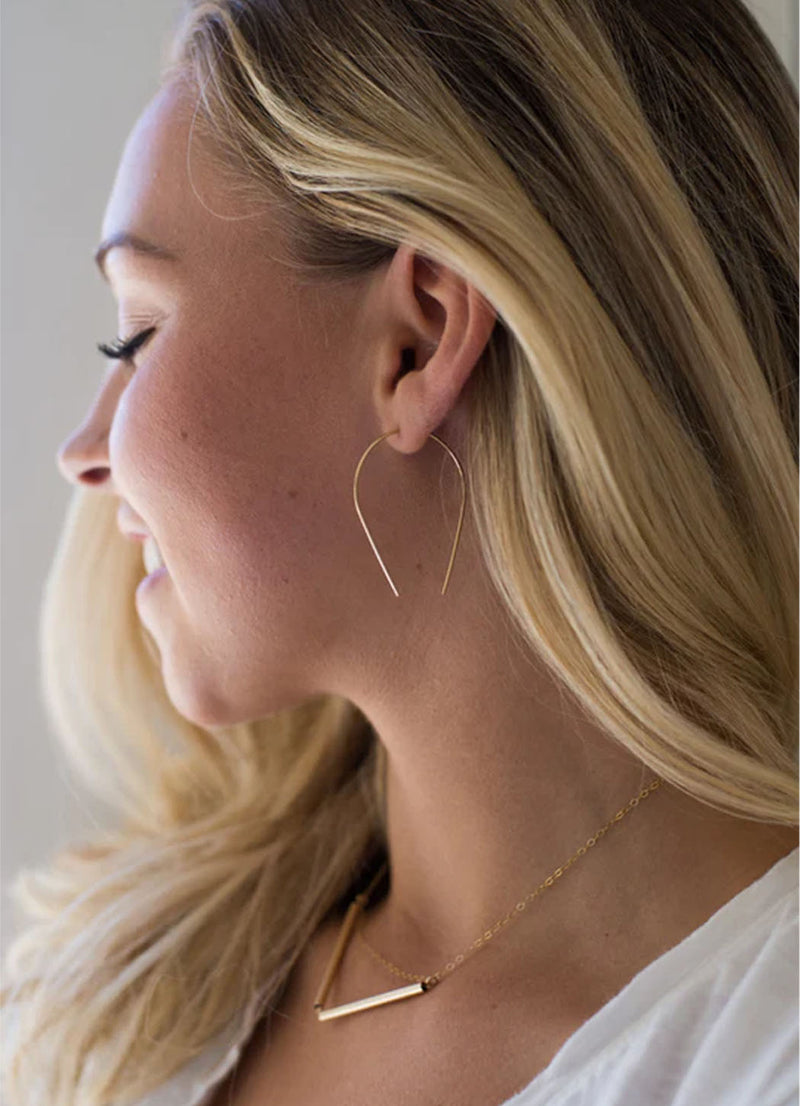 Token Jewelry Horseshoe Earrings