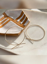 Token Jewelry Sunset Hoops