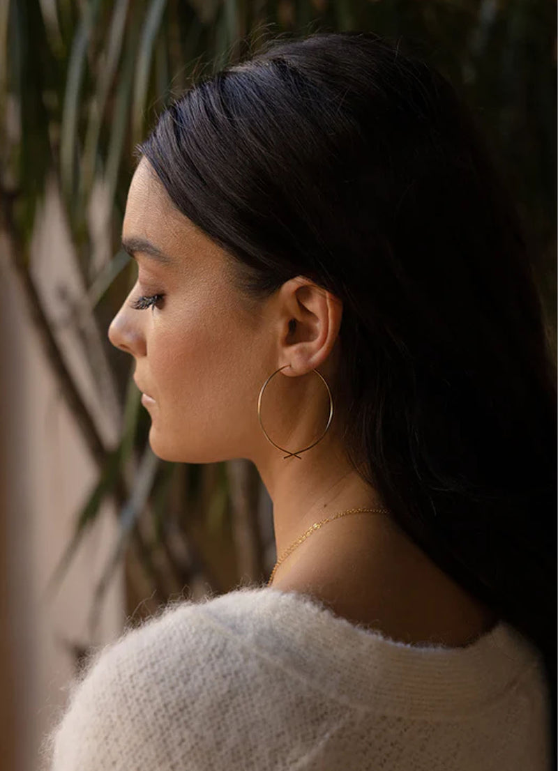 Token Jewelry Sunset Hoops