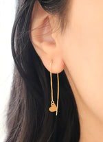 Token Jewelry Heart Charm Threaders