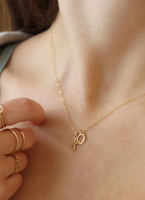Token Jewelry XO Necklace