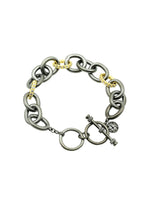 Freida Rothman Heavy Alternating Link Toggle Bracelet
