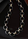 Freida Rothman Signature Two-Tone Heavy Link Necklace