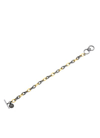 Freida Rothman Alternating Chain Link Bracelet