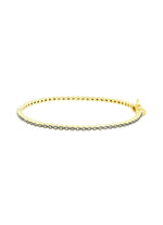 Freida Rothman Signature Bezel Pave Hinge Bangle