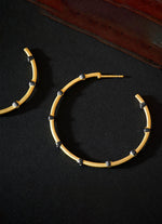 Freida Rothman Signature Thin Bezel Station Hoops
