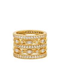 Freida Rothman Signature Classic Marquise Eternity 5-Stack