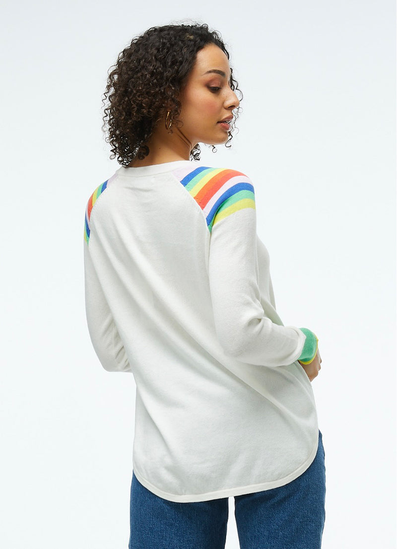 Zaket & Plover Stripe Shoulder Sweater