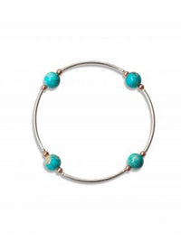 Blessing Bracelet in Blue Jasper 8mm Beads