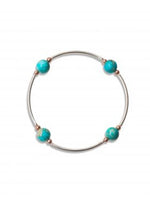 Blessing Bracelet in Blue Jasper 8mm Beads