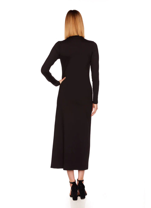Susana Monaco Long Sleeve Turtle Neck Dress