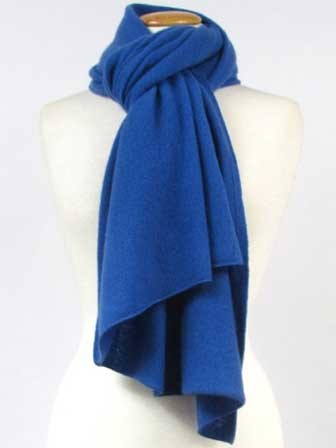 Alashan  Cotton Cashmere Poncho in Cruise Blue
