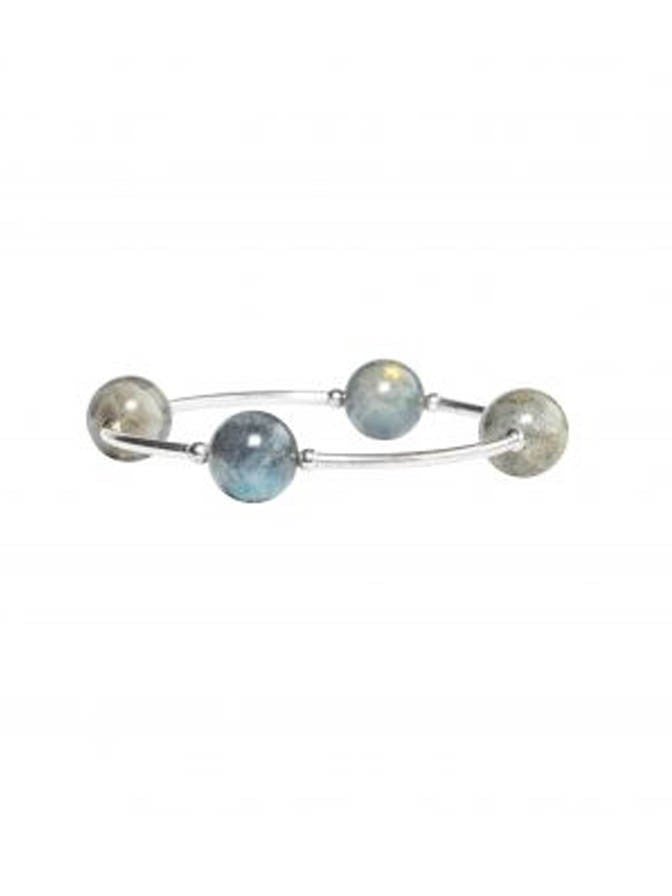 Blessing Bracelet in Labradorite 12mm Beads