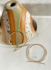 Token Jewelry Mini Sunset Hoops