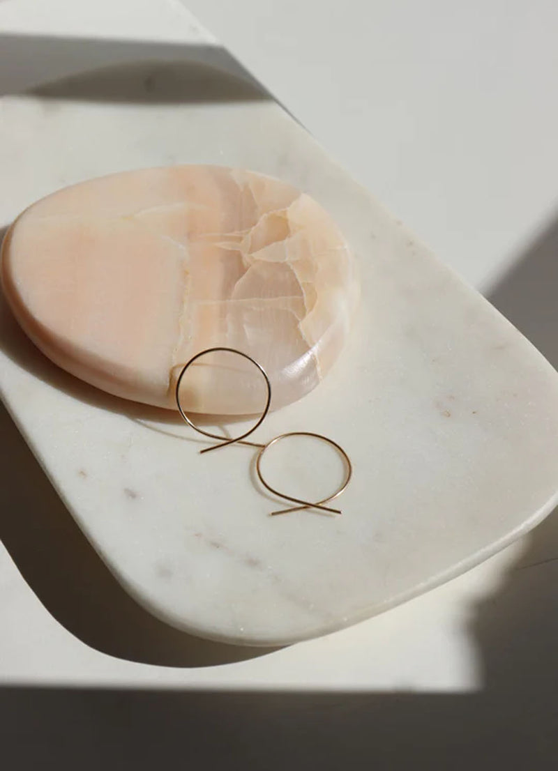 Token Jewelry Mini Sunset Hoops