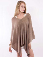 Alashan Cashmere Poncho in Natural