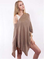 Alashan Cashmere Poncho in Natural