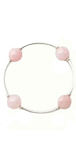 Blessing Bracelet in Rose Quartz 12mm Beads