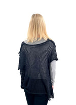 B&K Moda Distressed Knit Wrap