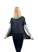 B&K Moda Distressed Knit Wrap