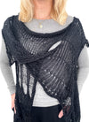 B&K Moda Distressed Knit Wrap