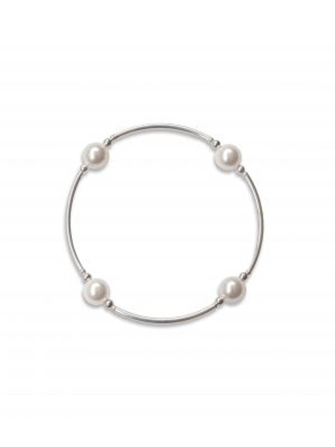 White Pearl Blessing Bracelet Smaller Bead 
